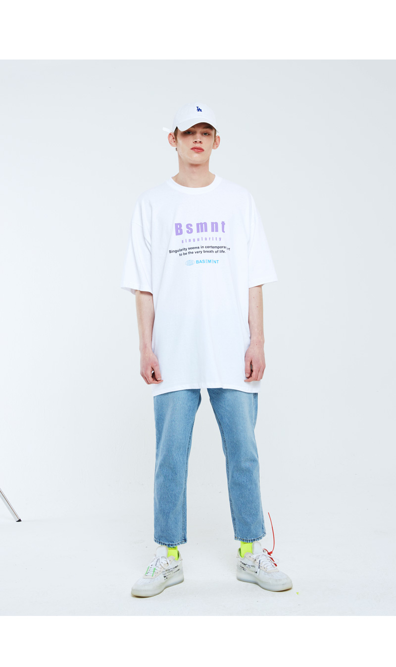 오앤에이(ONA) 브러쉬 워싱 레귤러 진 라이트블루