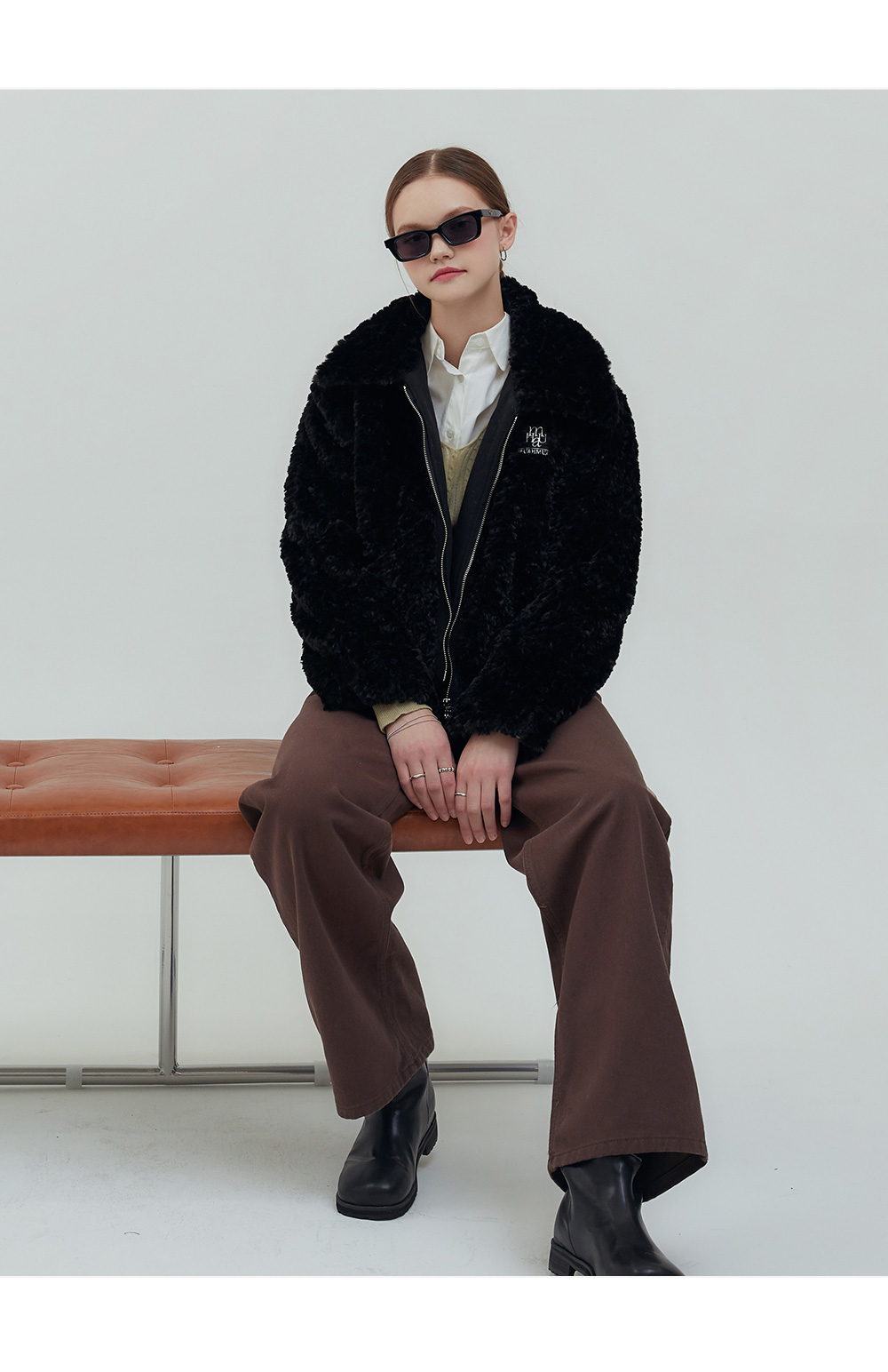 ●muahmuah● Classic Color Washing Cotton Pants Brown _MUP22 MUSINSA | MUAHMUAH Classic Color Washing Cotton Pants [Brown]