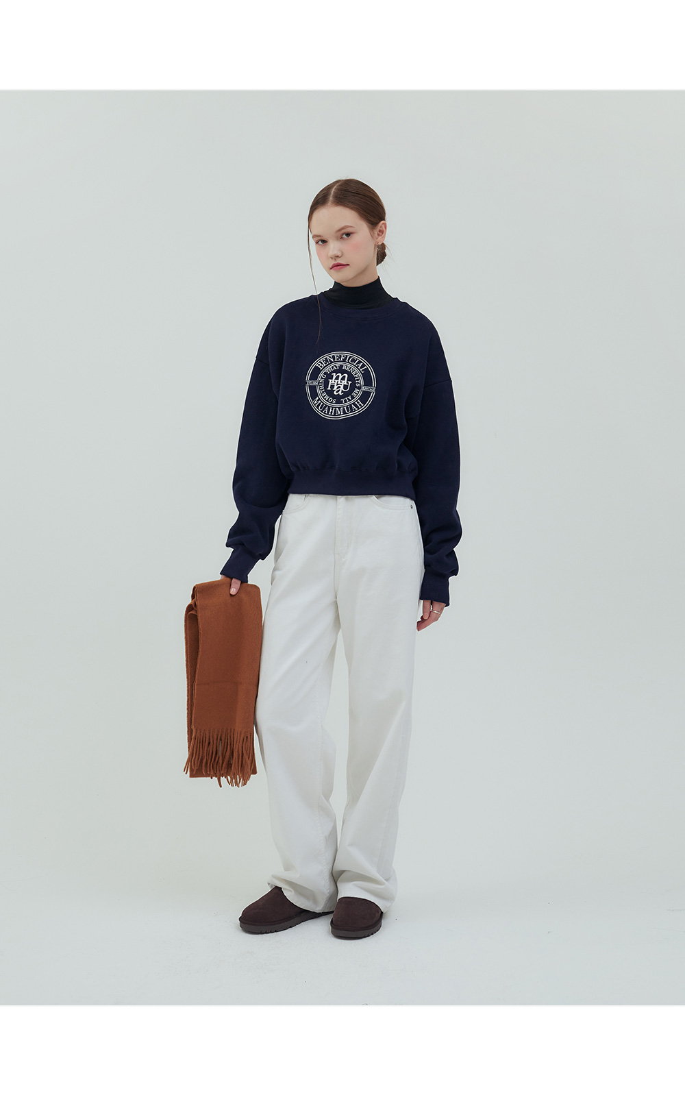 ●muahmuah● Classic Color Washing Cotton Pants White _MUP22 MUSINSA | MUAHMUAH Classic Color Washing Cotton Pants [White]