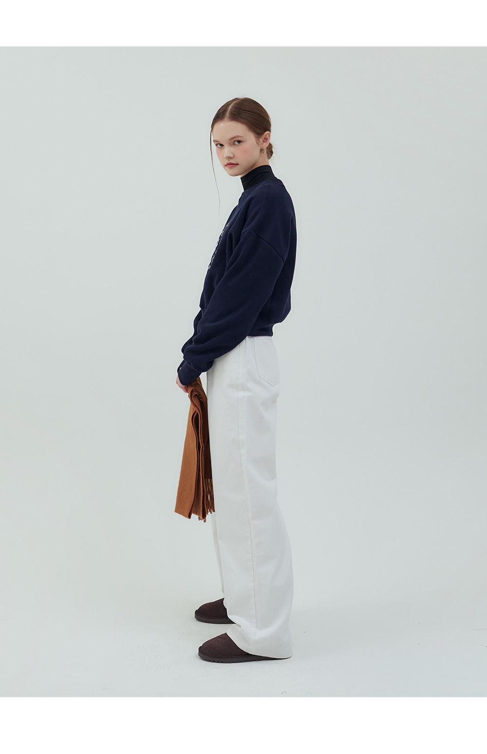 ●muahmuah● Classic Color Washing Cotton Pants Navy _MUP224 MUSINSA | MUAHMUAH Classic Color Washing Cotton Pants [Navy]