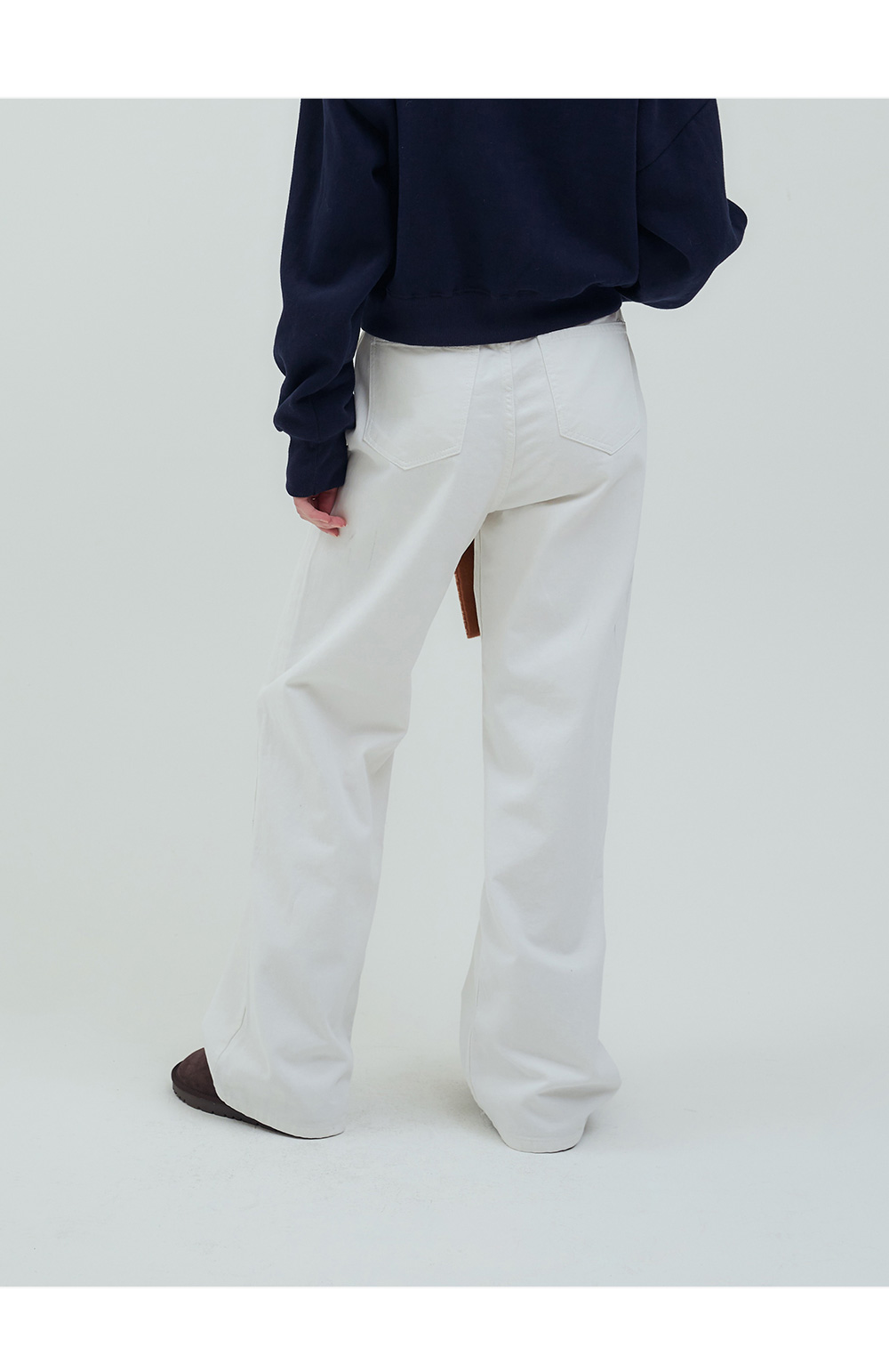 ●muahmuah● Classic Color Washing Cotton Pants White _MUP22 MUSINSA | MUAHMUAH Classic Color Washing Cotton Pants [White]
