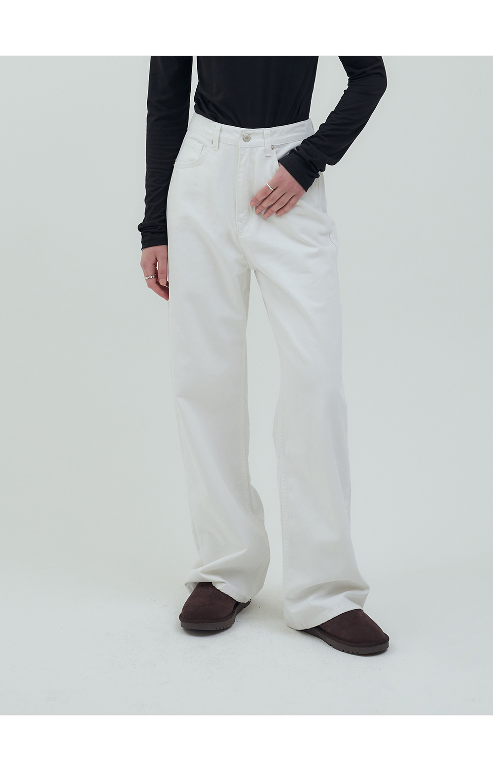 ●muahmuah● Classic Color Washing Cotton Pants Brown _MUP22 MUSINSA | MUAHMUAH Classic Color Washing Cotton Pants [Brown]