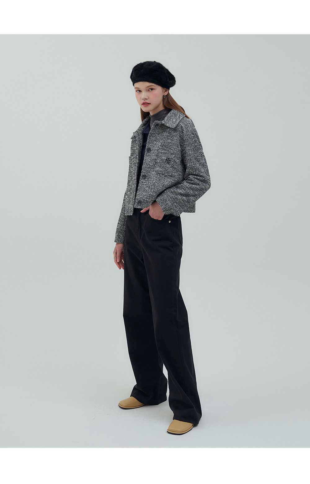●muahmuah● Classic Color Washed Cotton Pants Black _MUP224 MUSINSA公式 | MUAHMUAH Classic Color Washing Cotton Pants