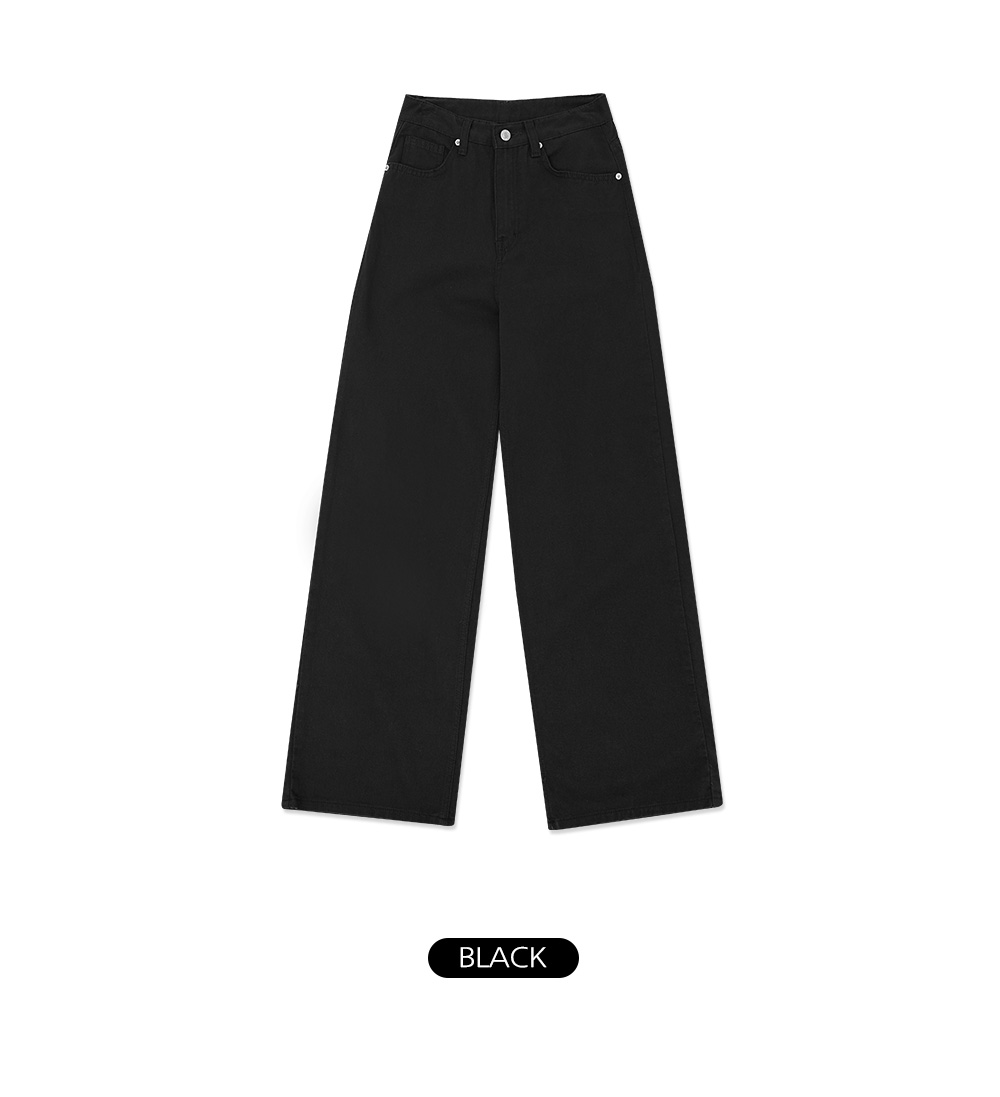 ●muahmuah● Classic Color Washed Cotton Pants Black _MUP224 MUSINSA | MUAHMUAH Classic Color Washing Cotton Pants [Black]