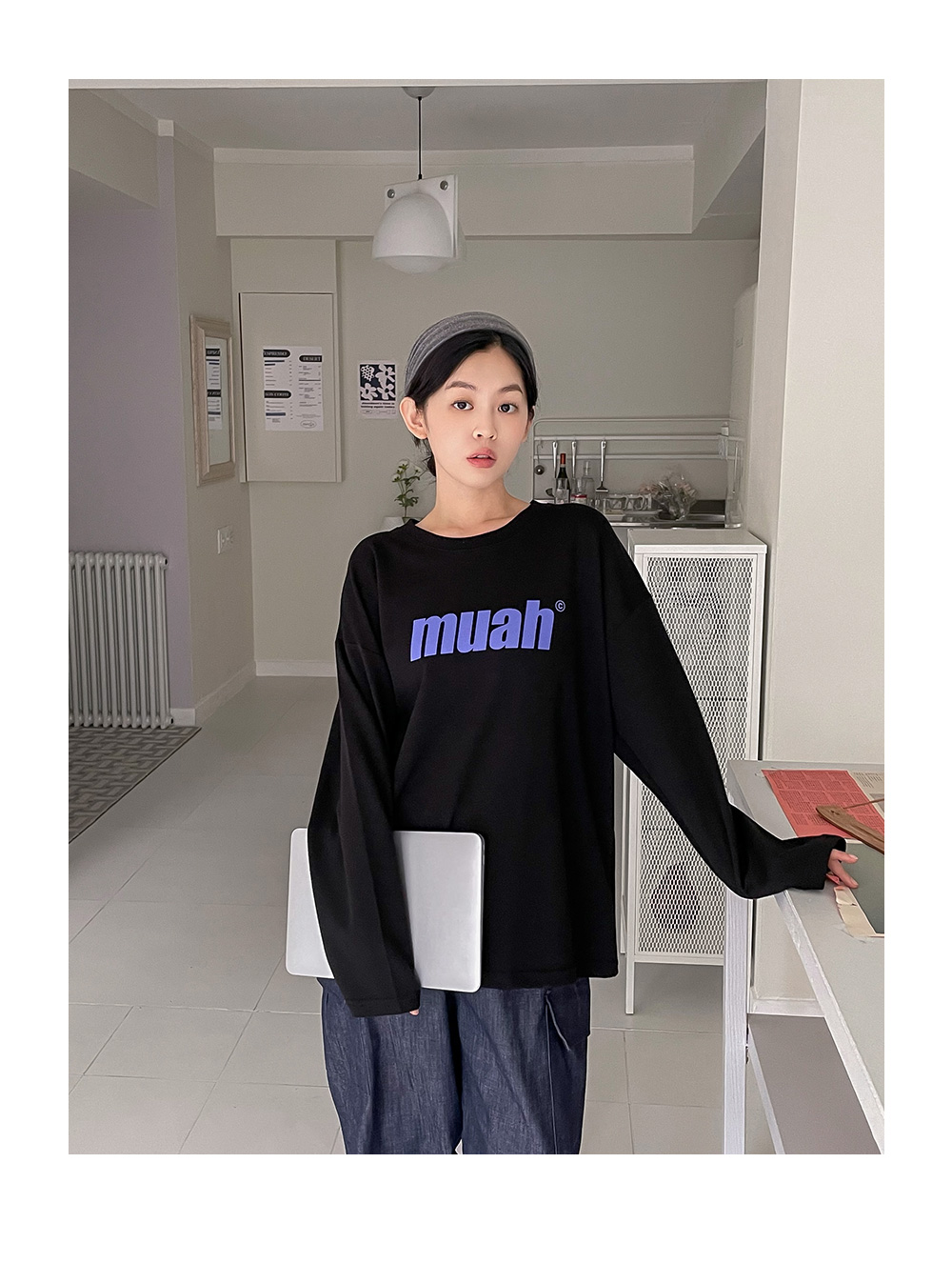 [묶음할인] 밸런스 무아로고 티셔츠: 2color 상세 이미지 30