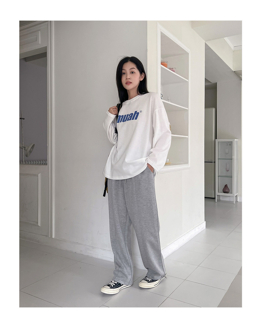 [묶음할인] 밸런스 무아로고 티셔츠: 2color 상세 이미지 33