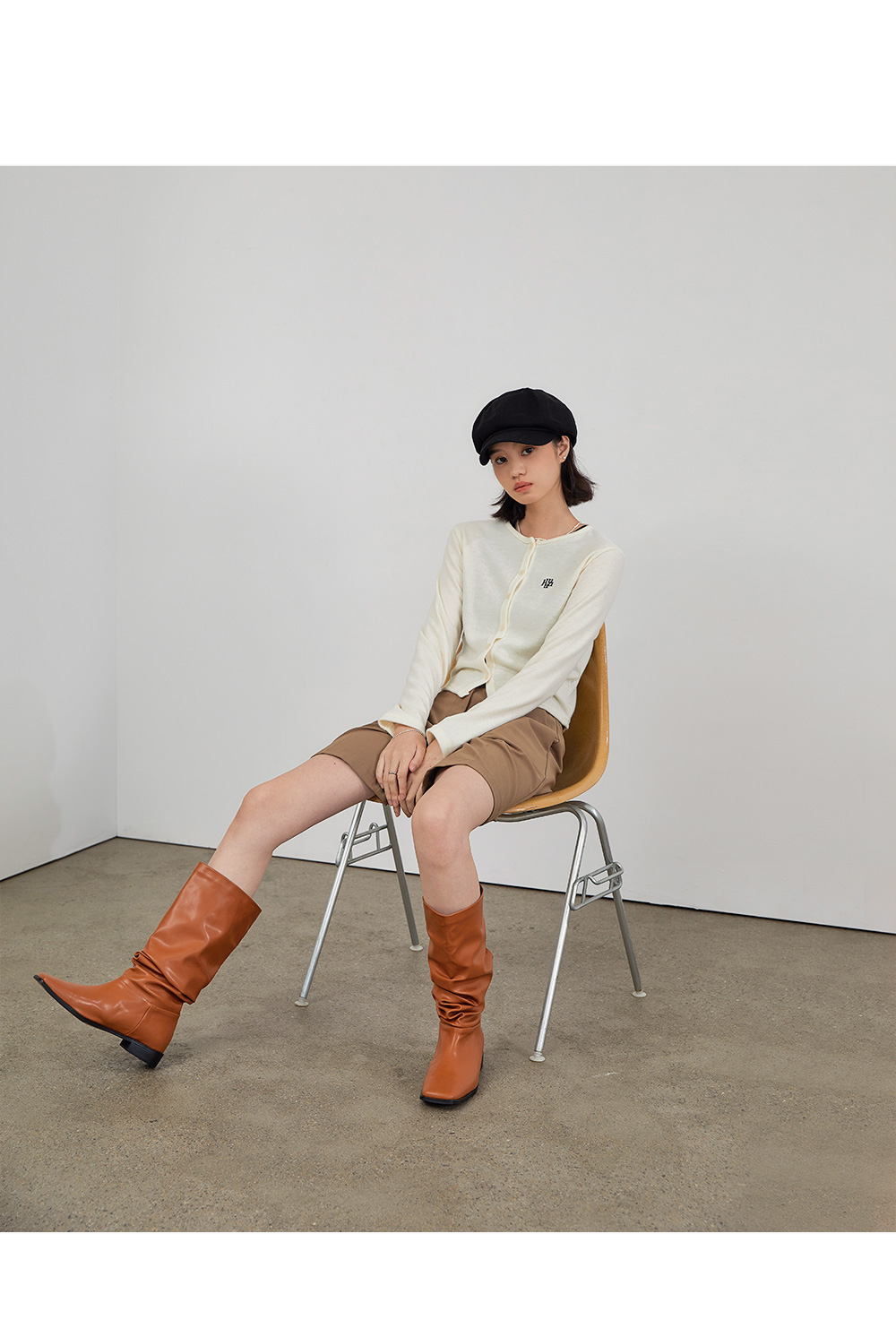 앙고라 슬림핏 가디건: 4color 상세 이미지 9