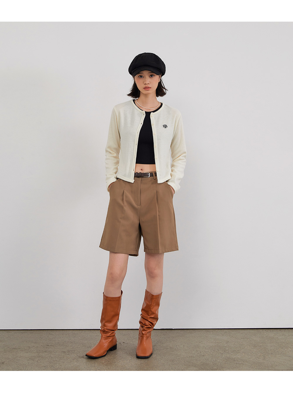 앙고라 슬림핏 가디건: 4color 상세 이미지 10