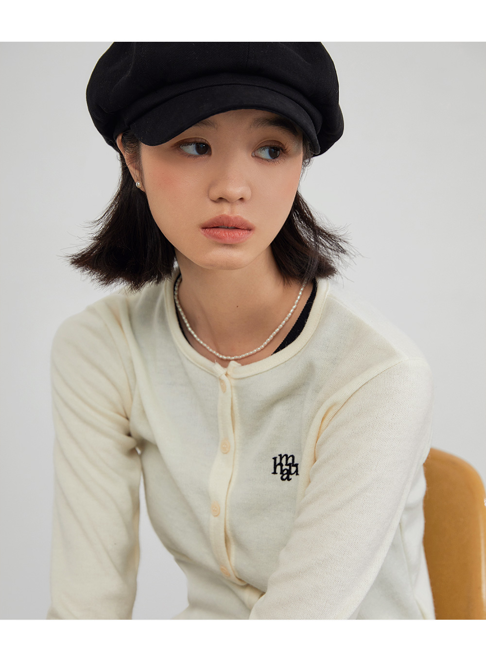앙고라 슬림핏 가디건: 4color 상세 이미지 12