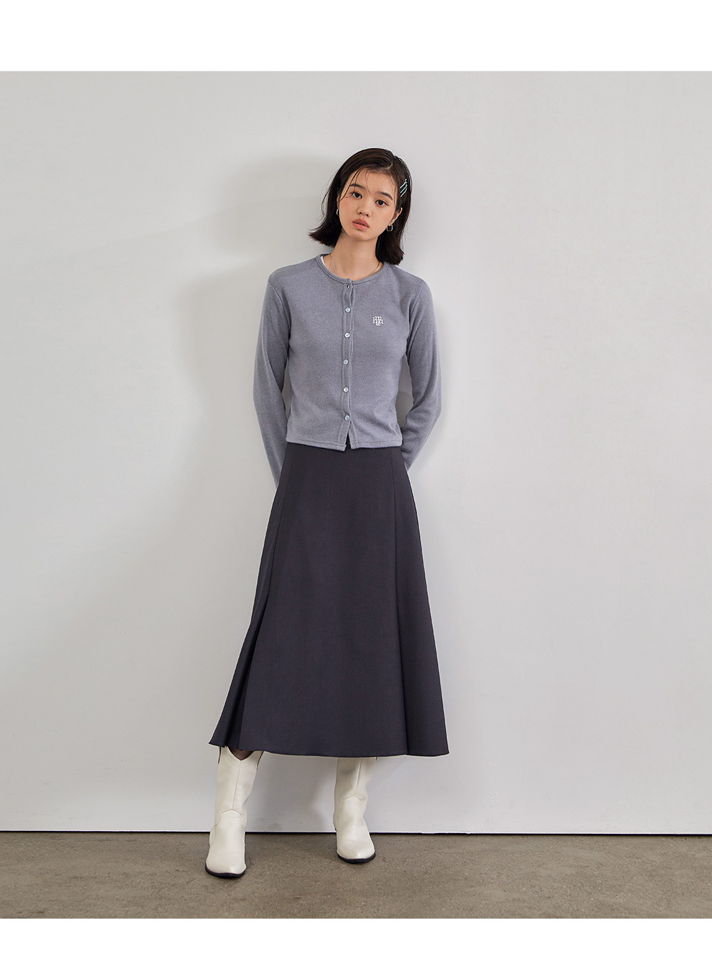 앙고라 슬림핏 가디건: 4color 상세 이미지 19