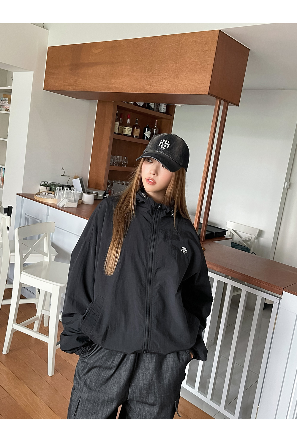 預訂｜MUAHMUAH STITCH LOGO WINDBREAKER JACKET