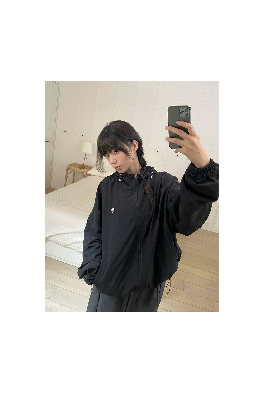 預訂｜MUAHMUAH STITCH LOGO WINDBREAKER JACKET
