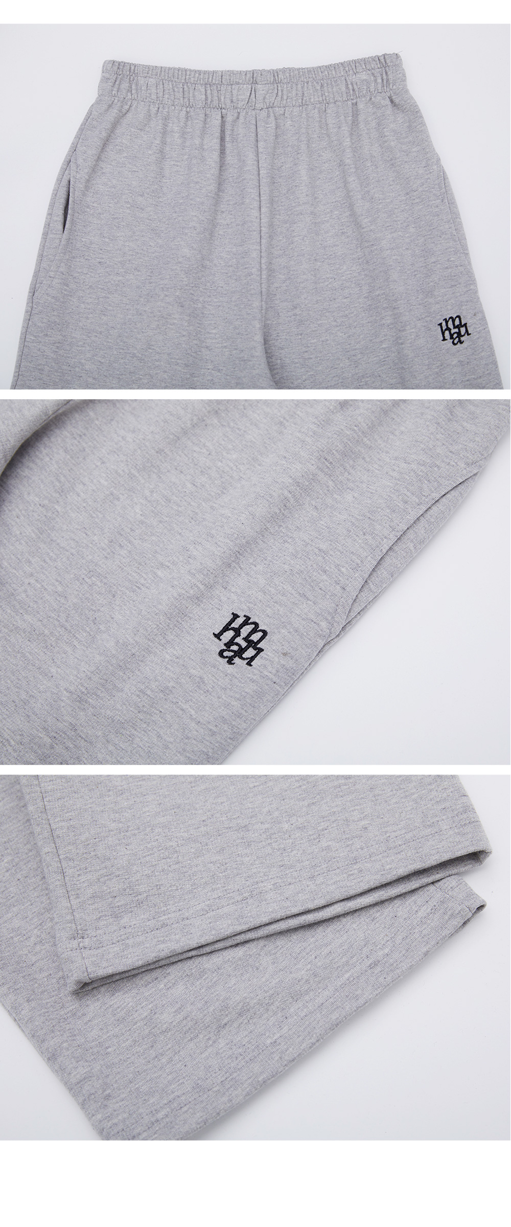 ●muahmuah● Logo Stitch Training Pants 2color _MUP24104_ MUSINSA | MUAHMUAH Logo Stitch Training Pants [2color]