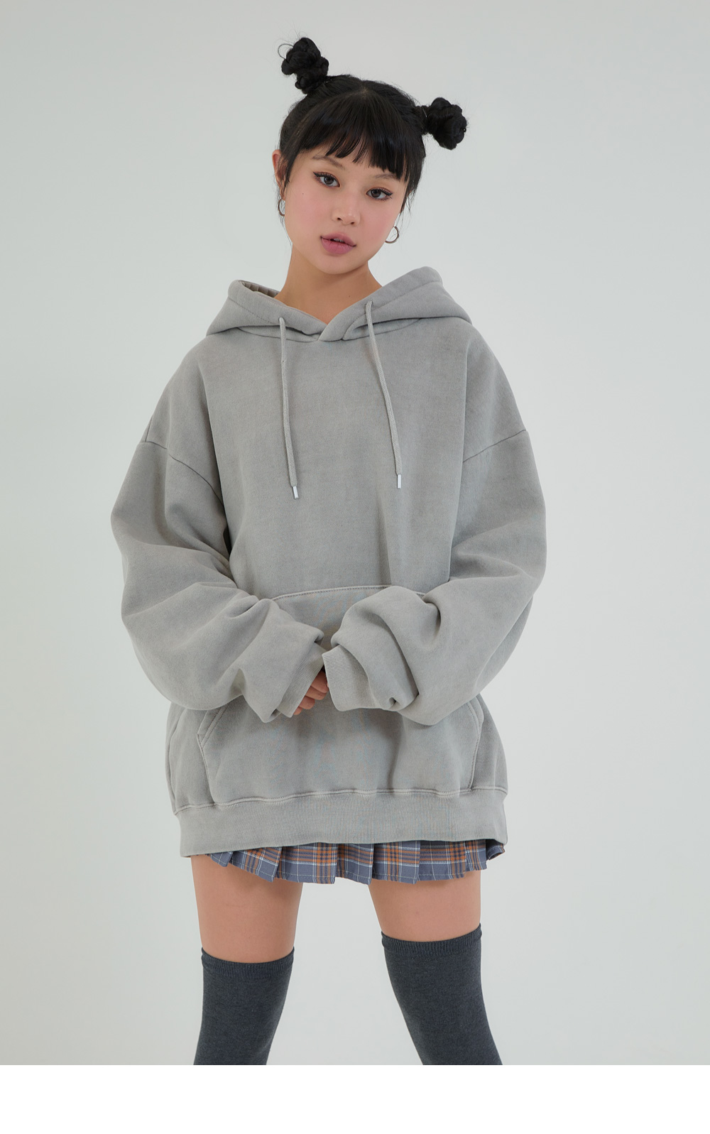 【IONSEOUL】Knits Lettering Overfit Hoodie 4JH508 아이온서울